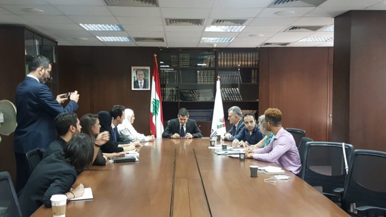 قيومجيان لوفد مبادرة المدافعين عن حقوق اللاجئين: لا سياسة حكومية ممنهجة للتضييق على النازحين السوريين بل نعمل على خطة لعودتهم